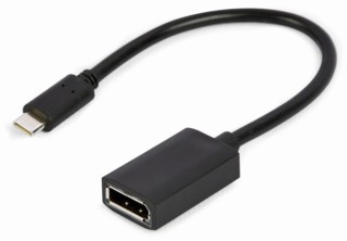 cable adaptador usb tipo c a displayport 4k 15 cm negro