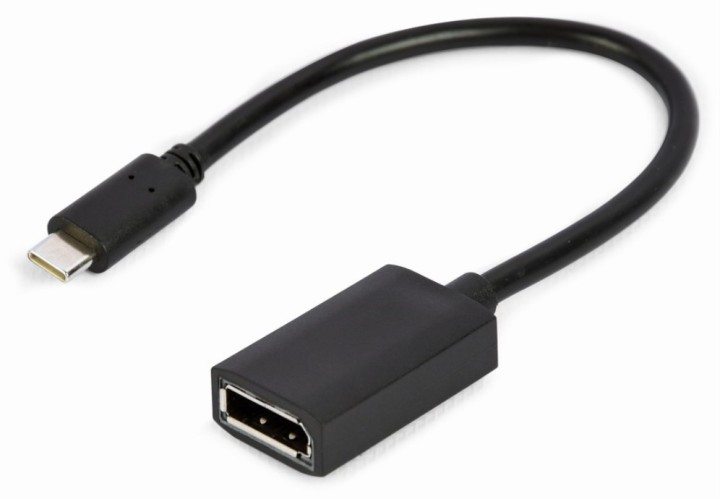 cable adaptador usb tipo c a displayport 4k 15 cm negro