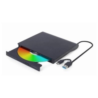gembird unidad de dvd usb externa  negro