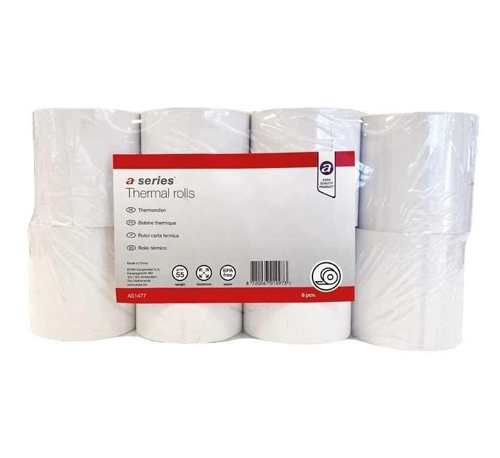 paq 8 r. papel termico sum. 80x80x12 55gr