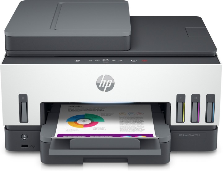 hp multifuncion inyeccion hp smart tank 7605 color wifi duplex