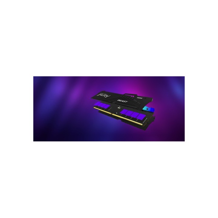 kingston kingston technology fury beast rgb modulo de memoria 64 gb 2 x 32 gb ddr5 ecc