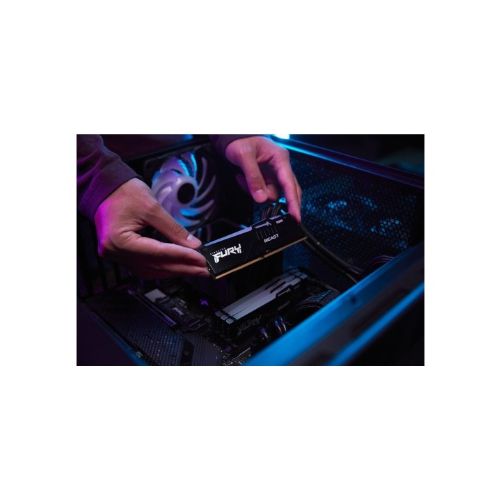 kingston kingston technology fury beast rgb modulo de memoria 64 gb 2 x 32 gb ddr5 ecc