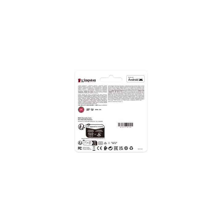 kingston kingston technology 1tb microsdxc canvas select plus gen3 150mb/s a1  incluye adaptador de