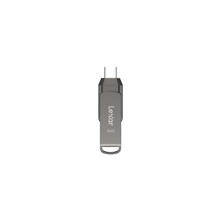 lexar lexar jumpdrive ljdd400064g bnqng unidad flash usb 64 gb usb tipo c 3.2 gen 1  3.1 gen 1  gris