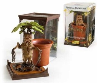 the noble collection figura the noble collection harry potter criaturas magicas n? 17 mandragora
