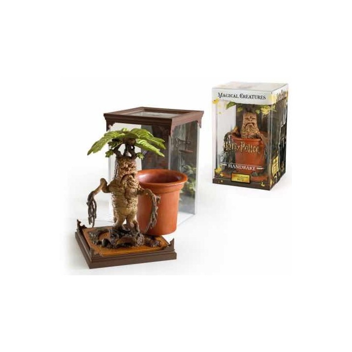 the noble collection figura the noble collection harry potter criaturas magicas n? 17 mandragora