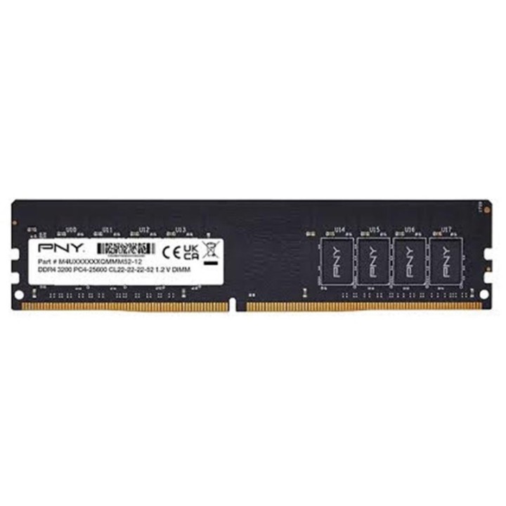pny memoria ram ddr4 8gb pny 3200mhz dimm perfomance bulk