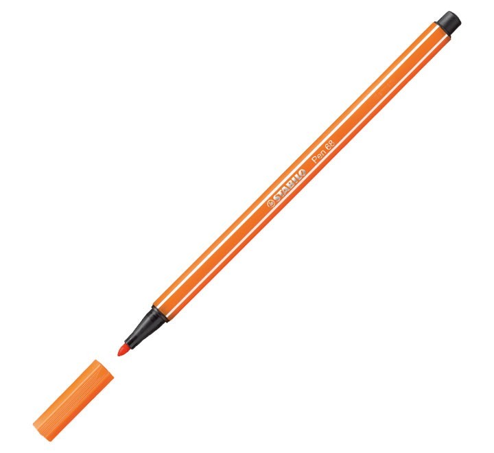 liqu . rotul stabilo pen 68 1mm bermellon pal