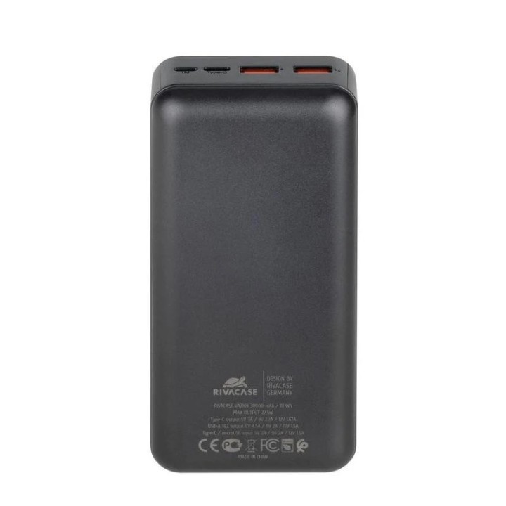 rivacase va2103 30000 mah 22,5w qc pd