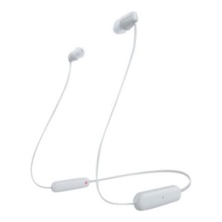 sony auriculares sony wi   c100 inalambrico blanco