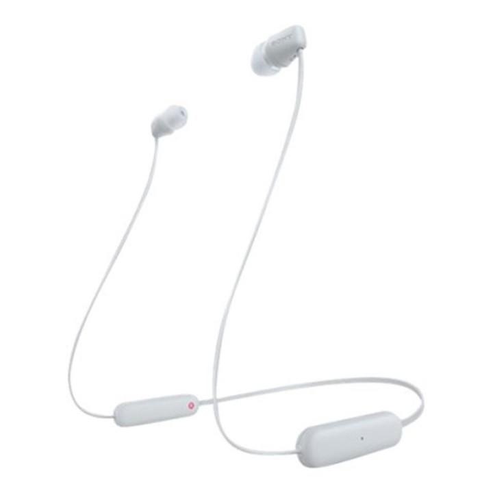 sony auriculares sony wi   c100 inalambrico blanco