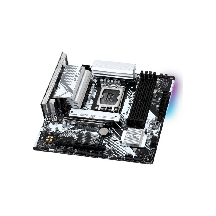 asrock asrock b760m pro rs intel b760 lga 1700 micro atx
