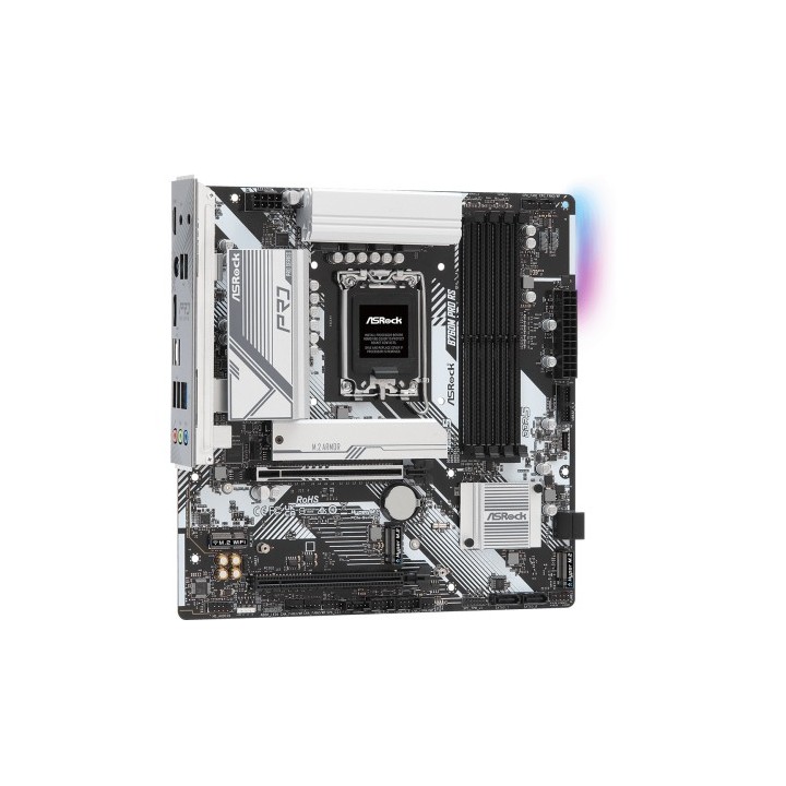 asrock asrock b760m pro rs intel b760 lga 1700 micro atx