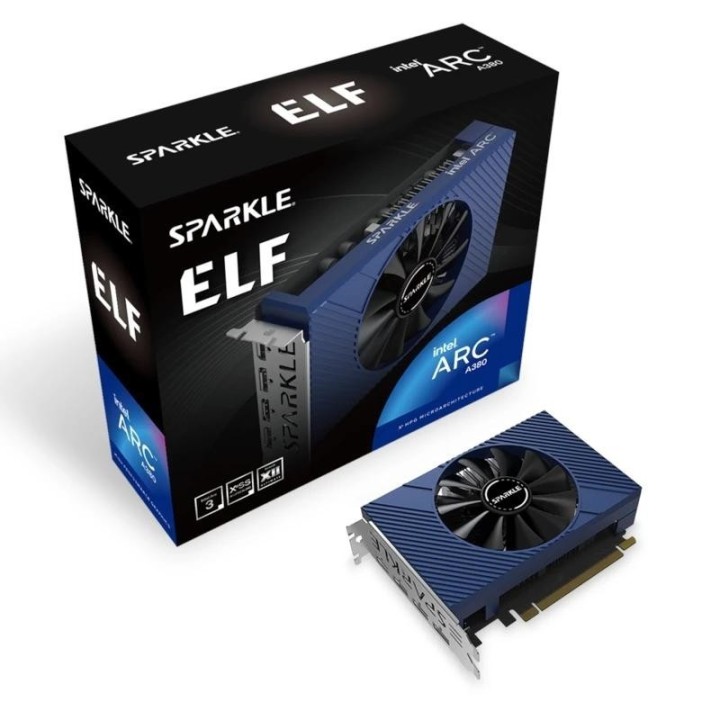 sparkle vga intel arc a380 elf ed 6g ddr6 single f