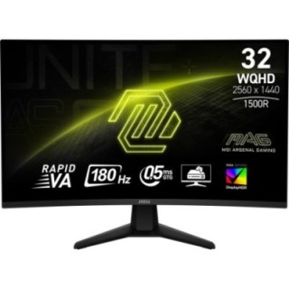 msi msi mag 32cq6f pantalla para pc 80 cm  31.5"  2560 x 1440 pixeles wide quad hd negro