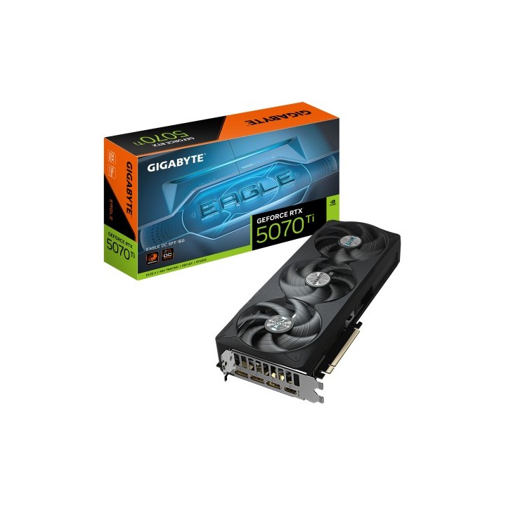 gigabyte gigabyte geforce rtx 5070 ti eagle oc sff 16g tarjeta grafica   16gb gddr7, 256 bits, pci e
