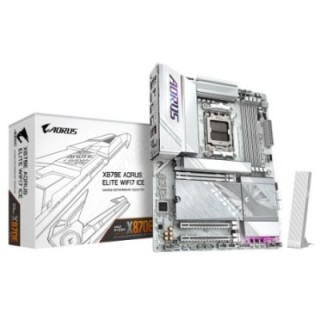 gigabyte placa gigabyte x870e a elite wifi7 ice  blanco ,amd,am5,x870e,4ddr5,256gb,1hdmi+1fhdmi+2usb