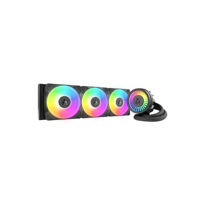 refrigeracion liquida cpu arctic freezer iii pro 360 a rgb negra