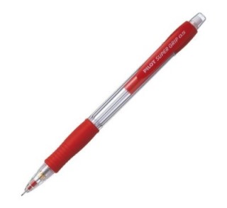 portaminas pilot supergrip 0.5mm rojo