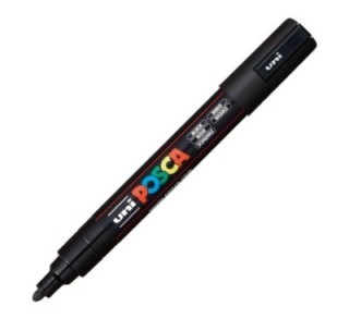 rotulador uni ball posca pc5m 1.8 2.5mm negro