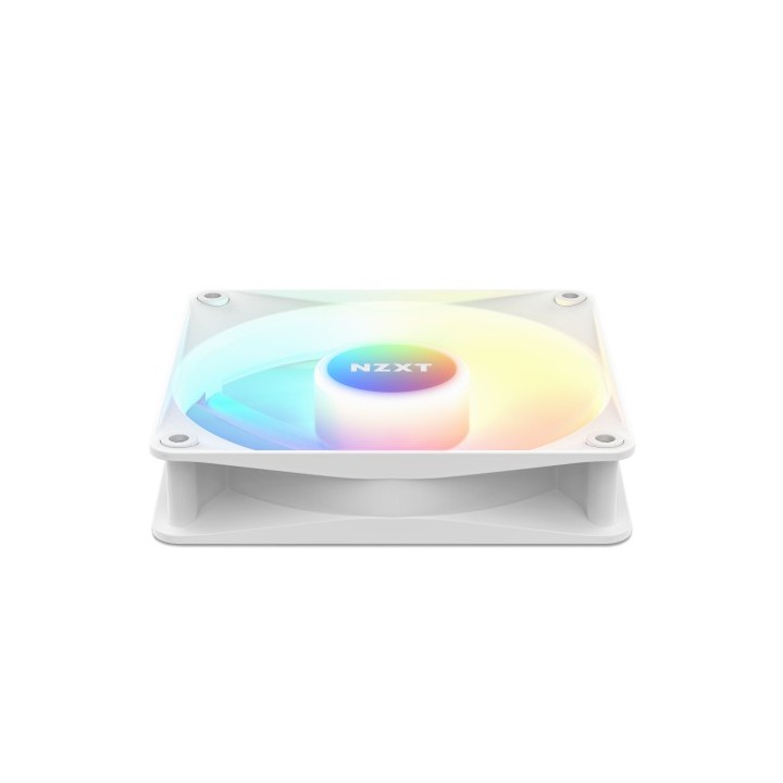 nzxt nzxt f120 rgb core carcasa del ordenador ventilador 12 cm blanco 1 pieza s