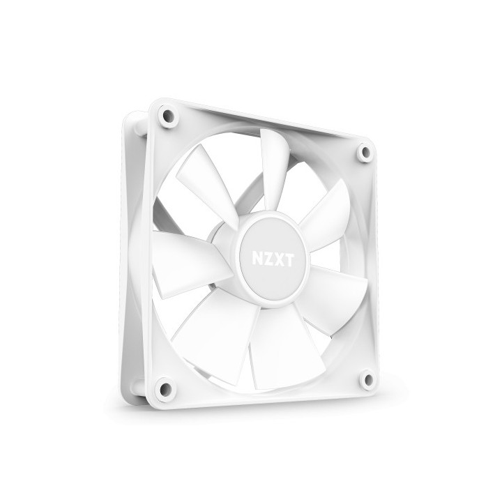 nzxt nzxt f120 rgb core carcasa del ordenador ventilador 12 cm blanco 1 pieza s