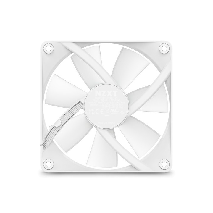 nzxt nzxt f120 rgb core carcasa del ordenador ventilador 12 cm blanco 1 pieza s