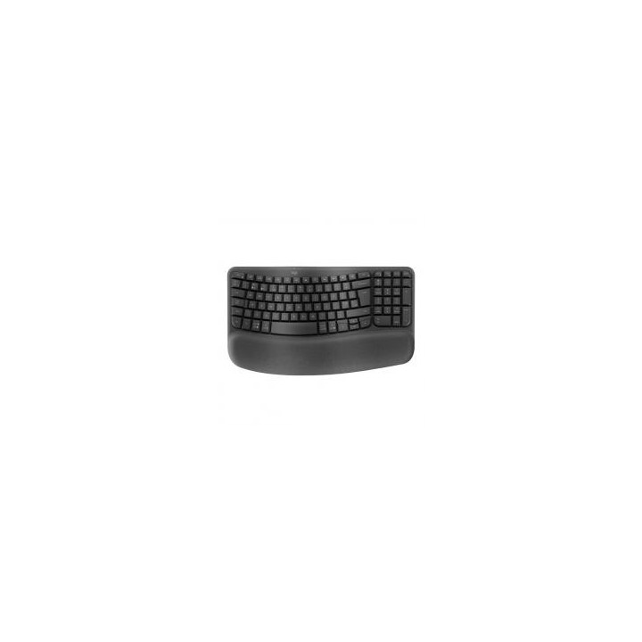 logitech teclado logitech ergo series wave keys for business negro