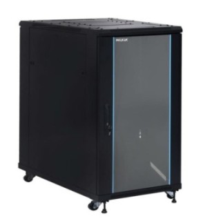 phasak armario rack de suelo 19 pulgadas phasak pro 22u negro 600x1000 montado pho 6122