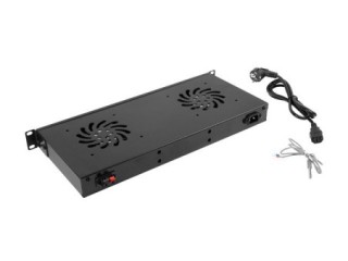 lanberg panel ventilacion lanberg lcd 2 ventiladores termostato 230v 1u rack 19 negro