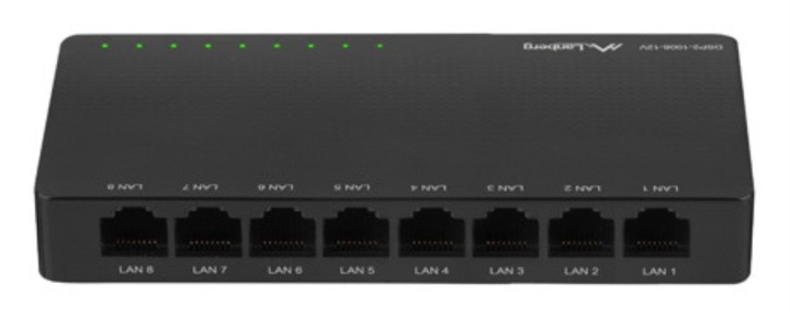 switch lanberg 8 puertos gigabit rj45 ethernet