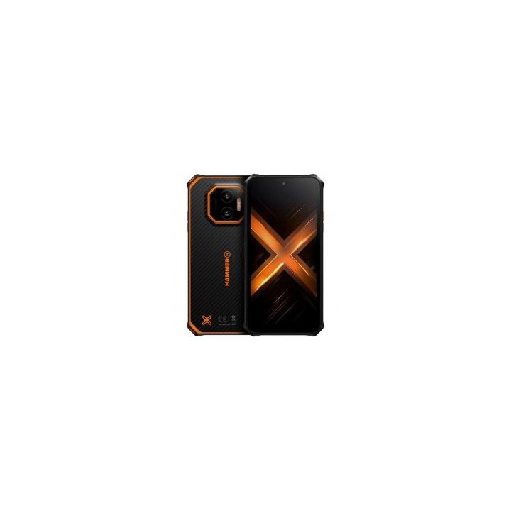 hammer movil rugerizado hammer energy x2 5g 8   256gb negro   naranja