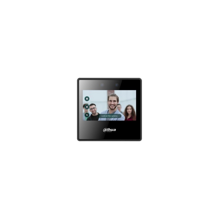 dahua  dhi asi3223a  dahua lector de control de acceso integrado tactil reconocimiento facial+contra