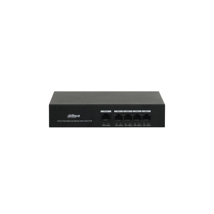 dahua  dh pfs3005 4et 36  dahua switch poe 4 puertos + 1