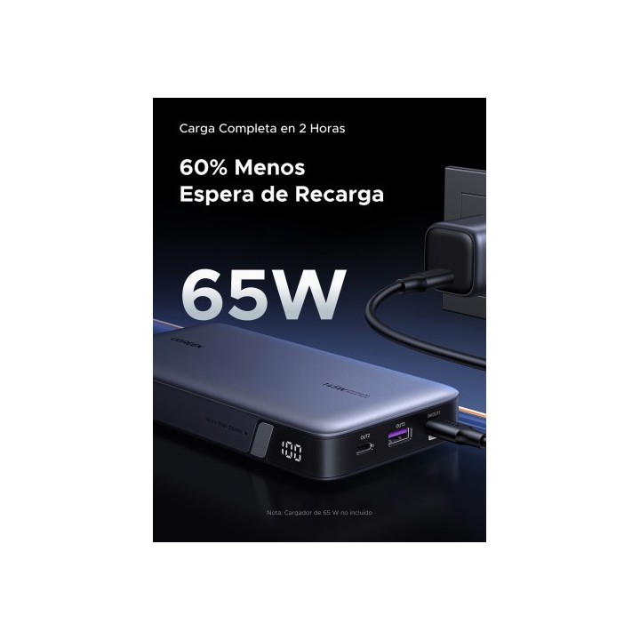 ugreen ugreen 90597a bateria externa 25000 mah gris
