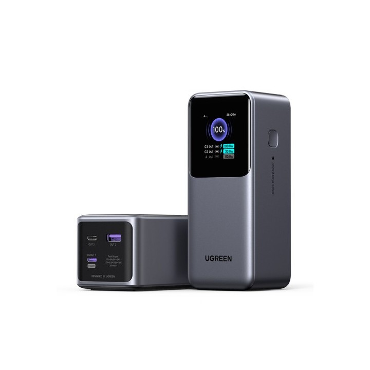 ugreen ugreen 20000mah 130w fast charging powerbank litio gris