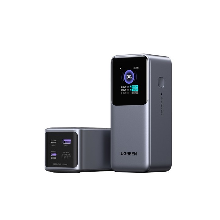 ugreen ugreen 20000mah 130w fast charging powerbank litio gris