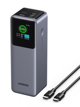 ugreen ugreen 25000mah 200w fast charging powerbank gris
