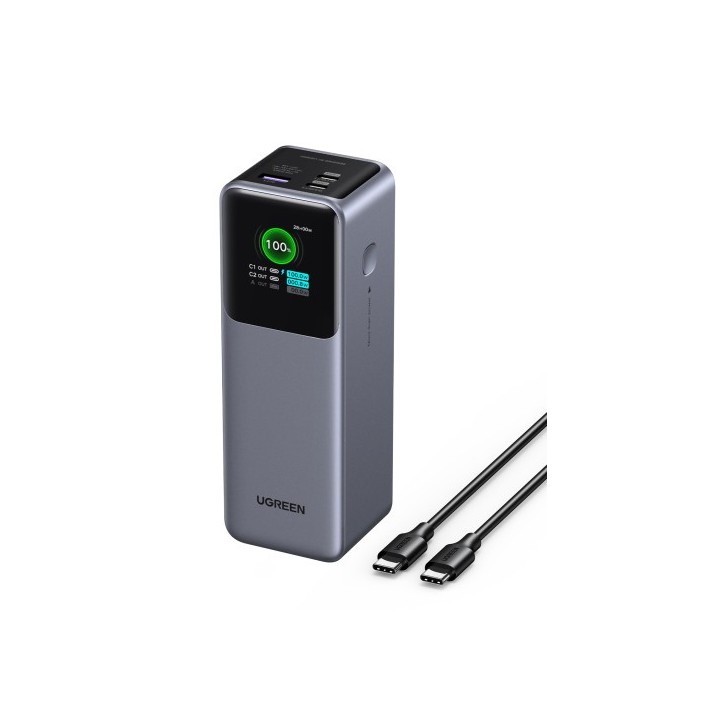 ugreen ugreen 25000mah 200w fast charging powerbank gris