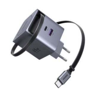 ugreen ugreen 65w gan fast charger with retractable cable