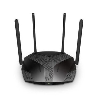 router wifi 6 dualband mercusys mr80x wifi 6 ax3000 4p gigabit 4 antenas de alta ganancia