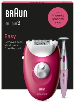 depiladora electrica braun silk epil 3 se3 202 rodillo masaje luz smartlight