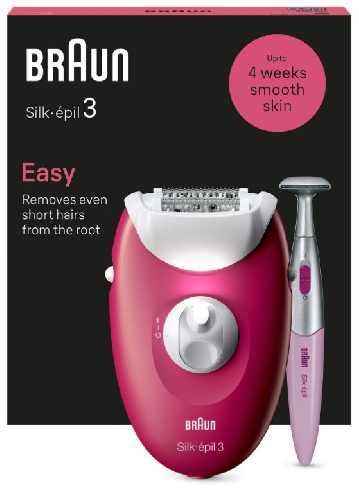 depiladora electrica braun silk epil 3 se3 202 rodillo masaje luz smartlight