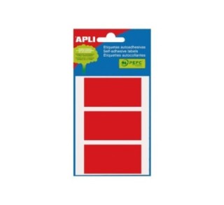 bl. 5h etiq adh apli 34x67mm rojo