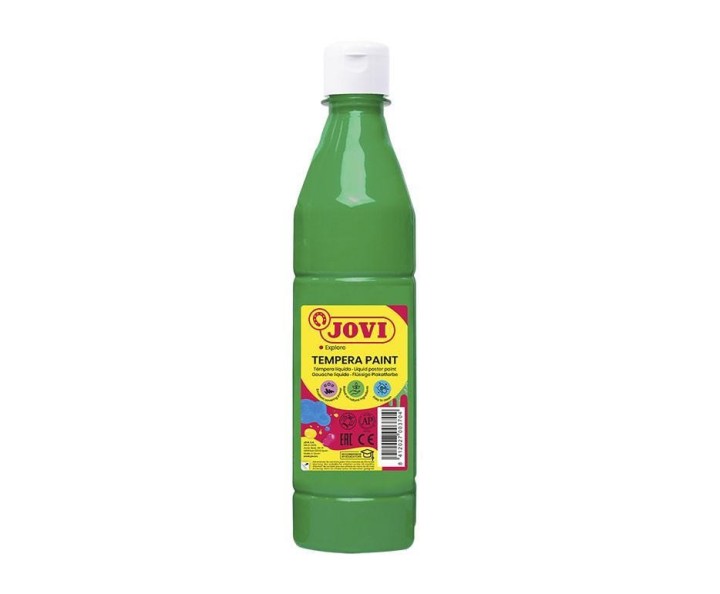 bote 500ml tempera liquida jovi verde 50617