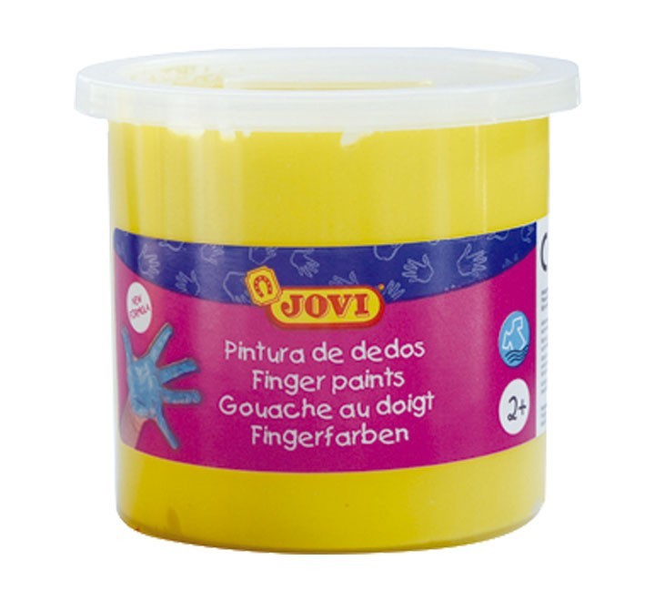est.5un pintura dedos jovi 125ml amarillo 56003