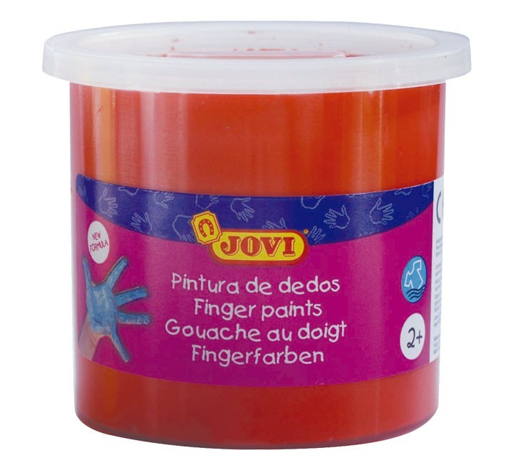 est.5un pintura dedos jovi 125ml rojo 56007