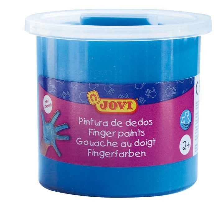 est. 5 botes pintura dedos jovi 125ml azul 56021