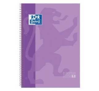 cuad. oxford ebook 1 a4 80h 5x5 t/ext malva